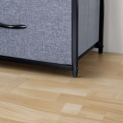 16 Drawer Storage Chest in grey with drawers open, showing ample storage space.