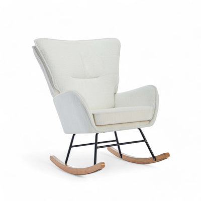 Recliner Rocking Chair - Cream