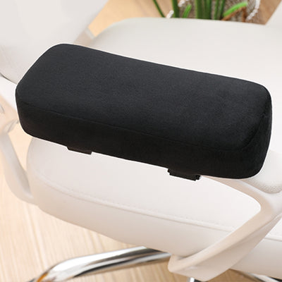 2-Pack Thick Memory Foam Arm Pads for Office Chairs in use