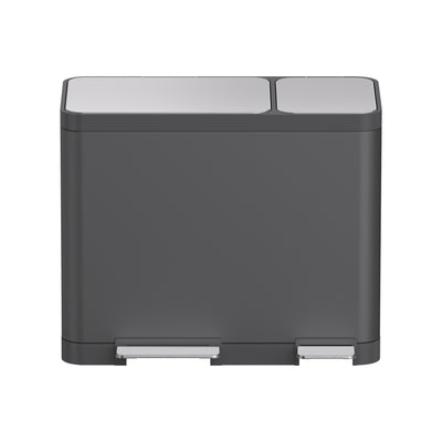 24l-12l-pedal-rubbish-bin-titanium-gray-front-view