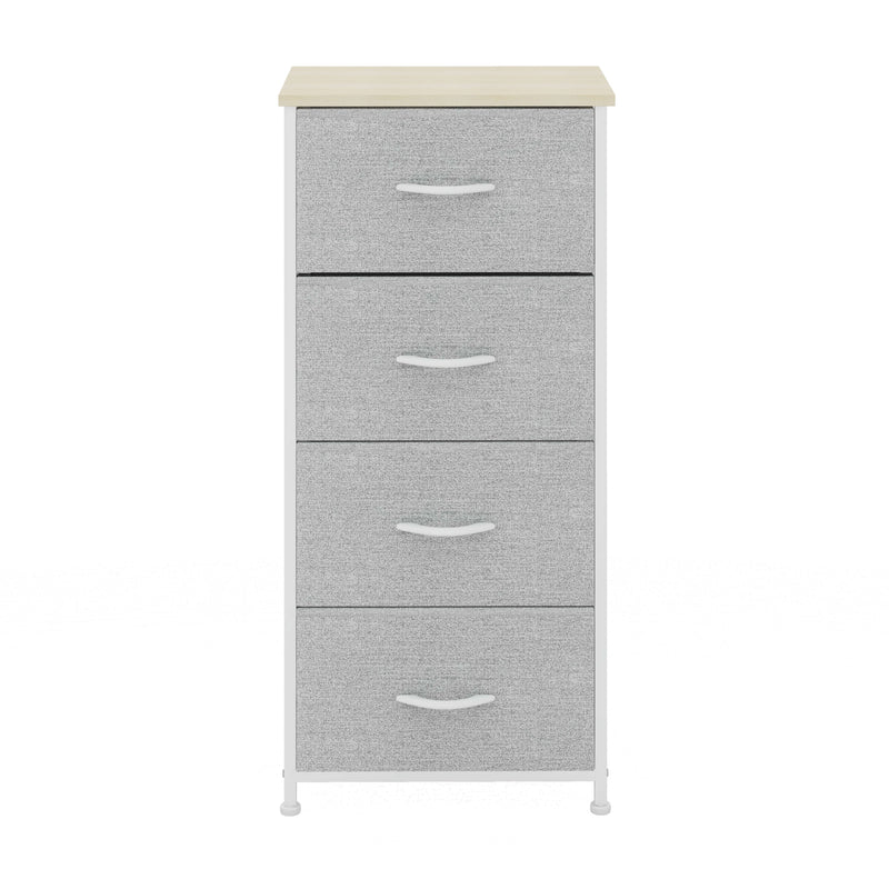 4 Drawer Storage Chest - Grey