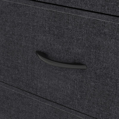 4 Drawer Storage Chest - Black