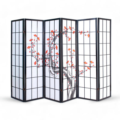 6-panel-hand-painted-room-divider-black-side-angle