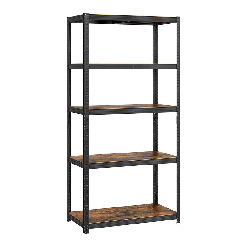 Adjustable Garage Storage Shelves 90 x 40 x 180 cm - Rustic Brown