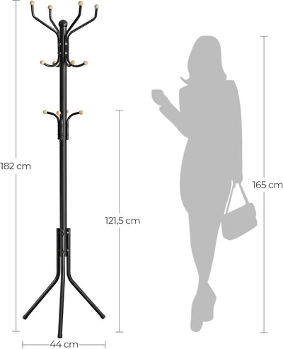 Easton Coat Rack Stand - Black