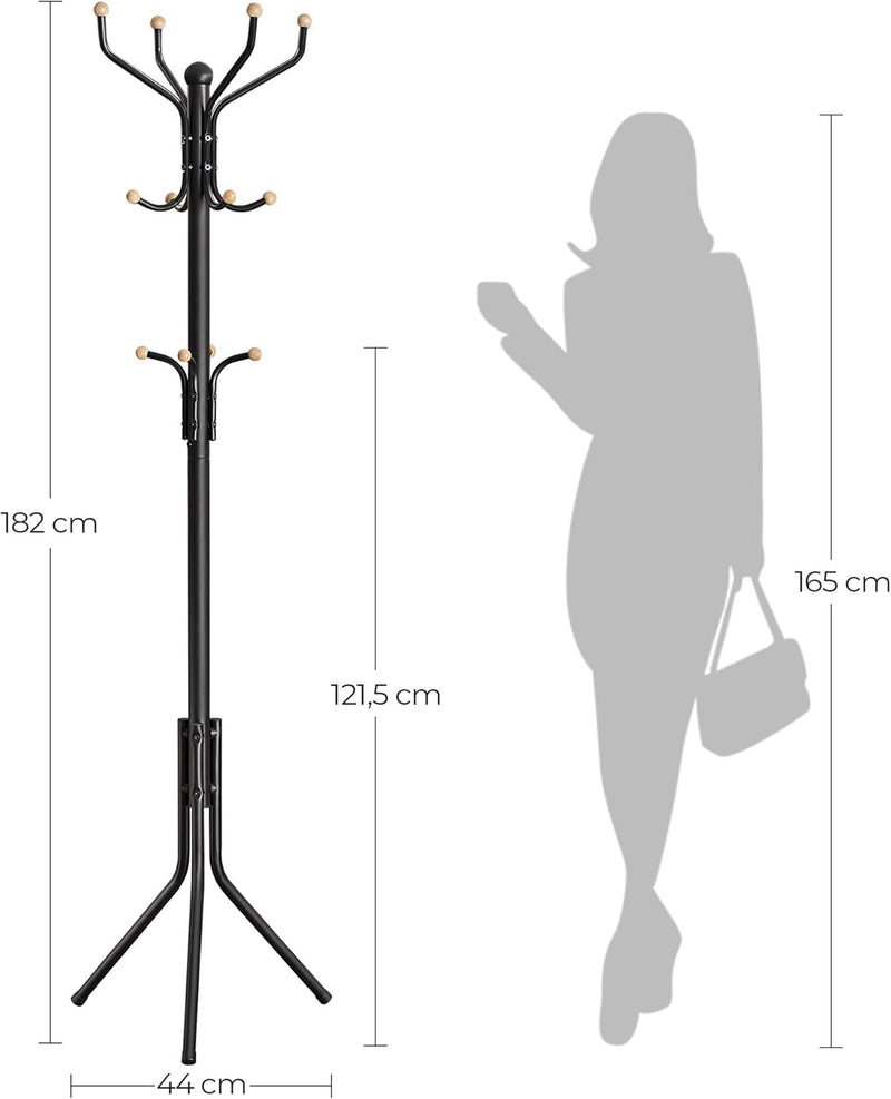 Easton Coat Rack Stand - Black