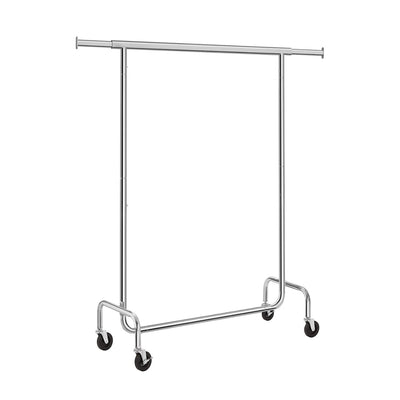 Adjustable Metal Chromed Garment Rack Commercial Grade