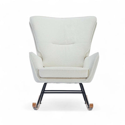 Recliner Rocking Chair - Cream