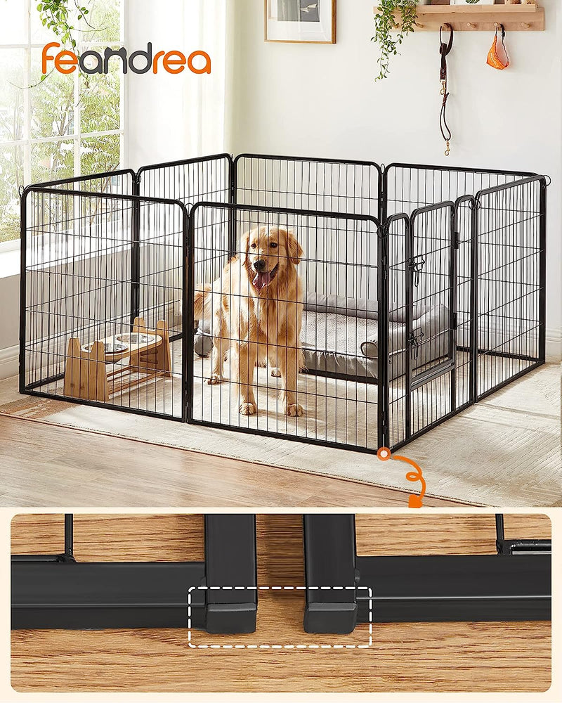 Dog Playpen Small 77cm x 80cm - Black