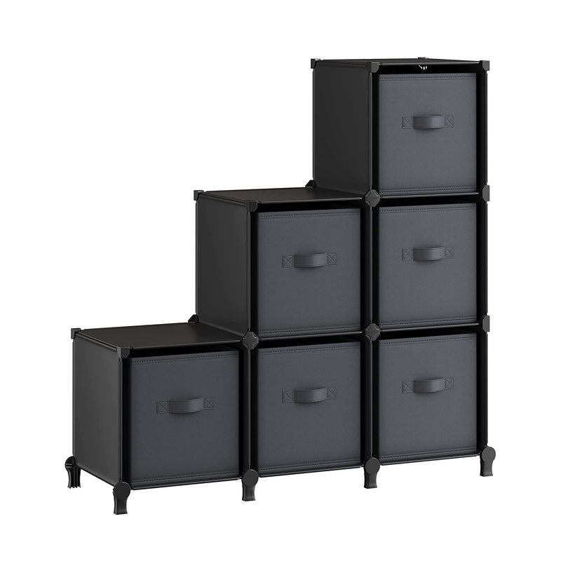 Storage Organiser with Storage Boxes (Set of 6)