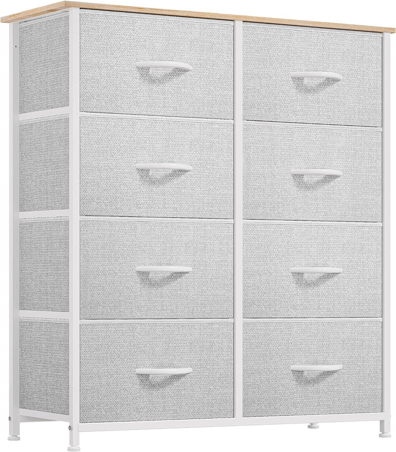 8 Drawer Storage Chest - Grey