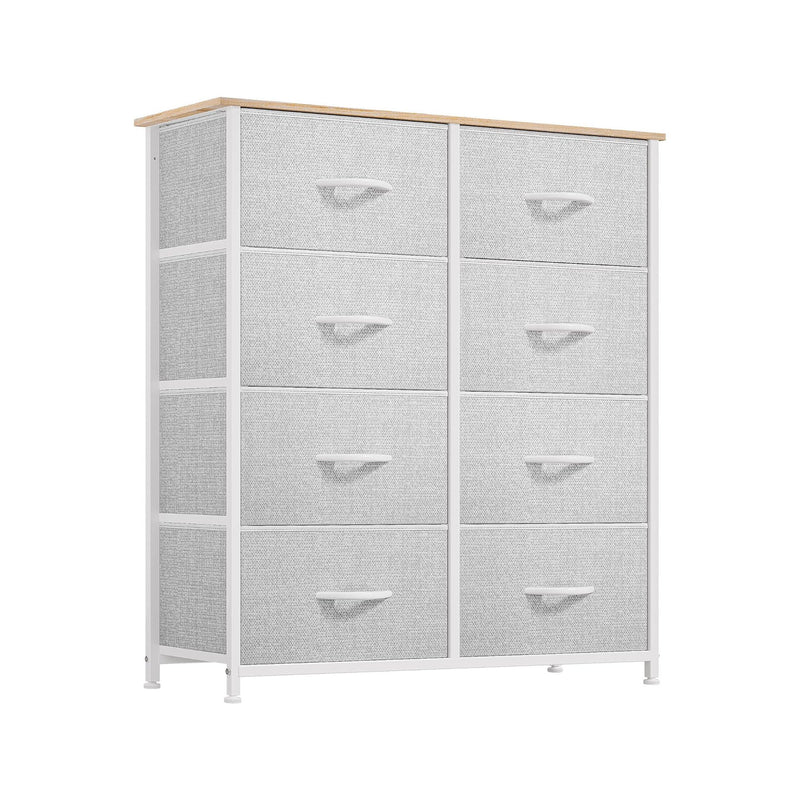 8 Drawer Storage Chest - Grey