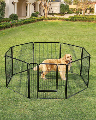 Dog Playpen Small 77cm x 80cm - Black