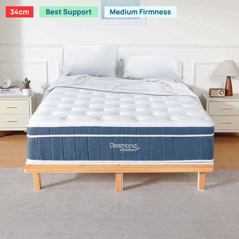 Desmond Signature Mattress and Bed Frame Combo - Queen Size