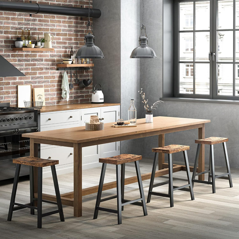 Close-Up of Industrial Style Bar Stools