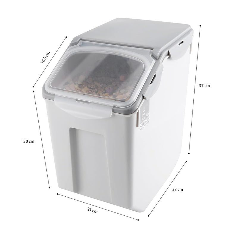 Durable Leak-Proof Food Containers Set with Locking Lid - 15kg Capacity