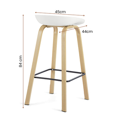 Side View of Monte Adjustable Bar Stools