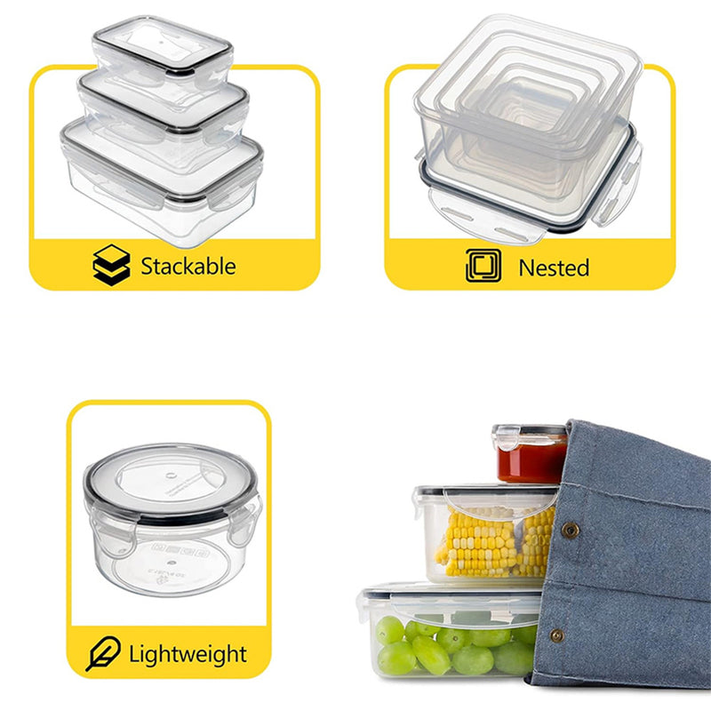 Versatile STORFEX 24 PCS Food Storage Containers with Lids