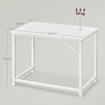 Study Computer Desk - White