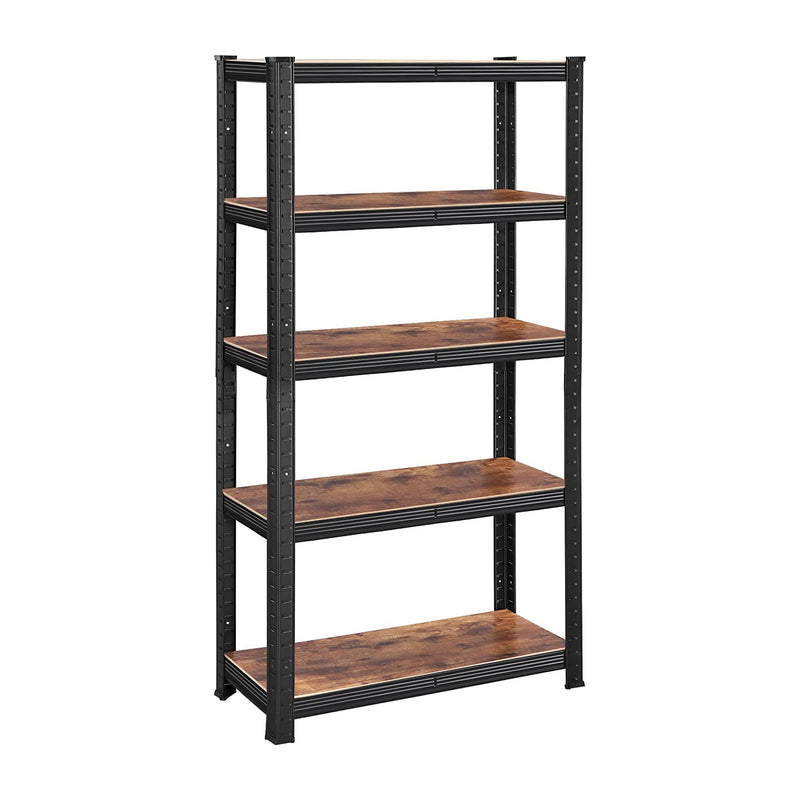 Adjustable Garage Storage Shelves 75 x 30 x 150 cm - Rustic Brown