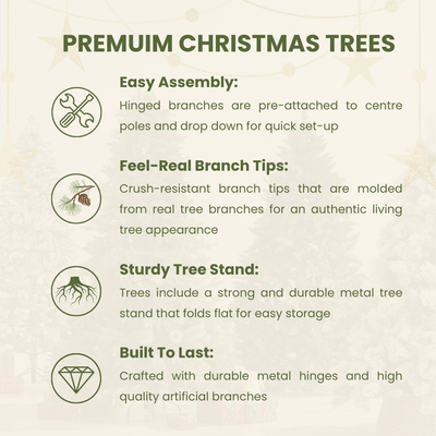 Classic Premium Christmas Tree - 210cm (7Ft)