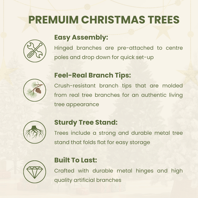 Classic Premium Christmas Tree - 180cm (6Ft)