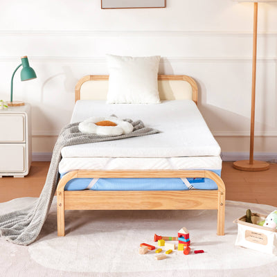 Desmond Signature Dreamer Kids Mattress styled in a modern New Zealand kid’s bedroom.
