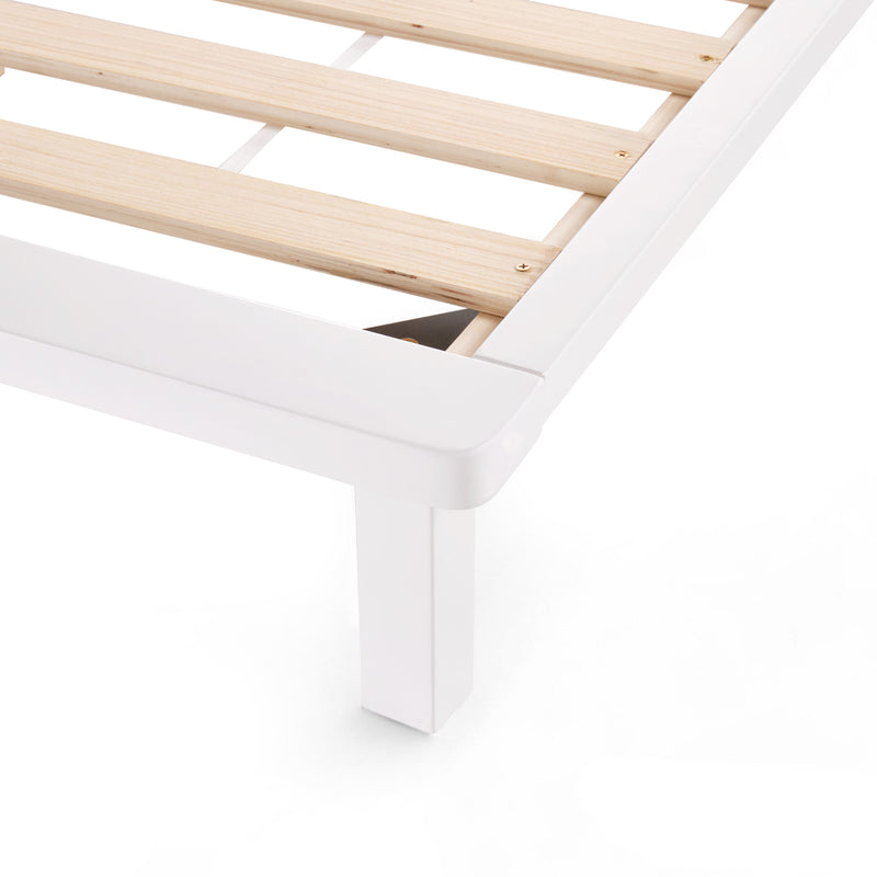 Assembly Process of Desmond Signature Wooden Bed Frame in White