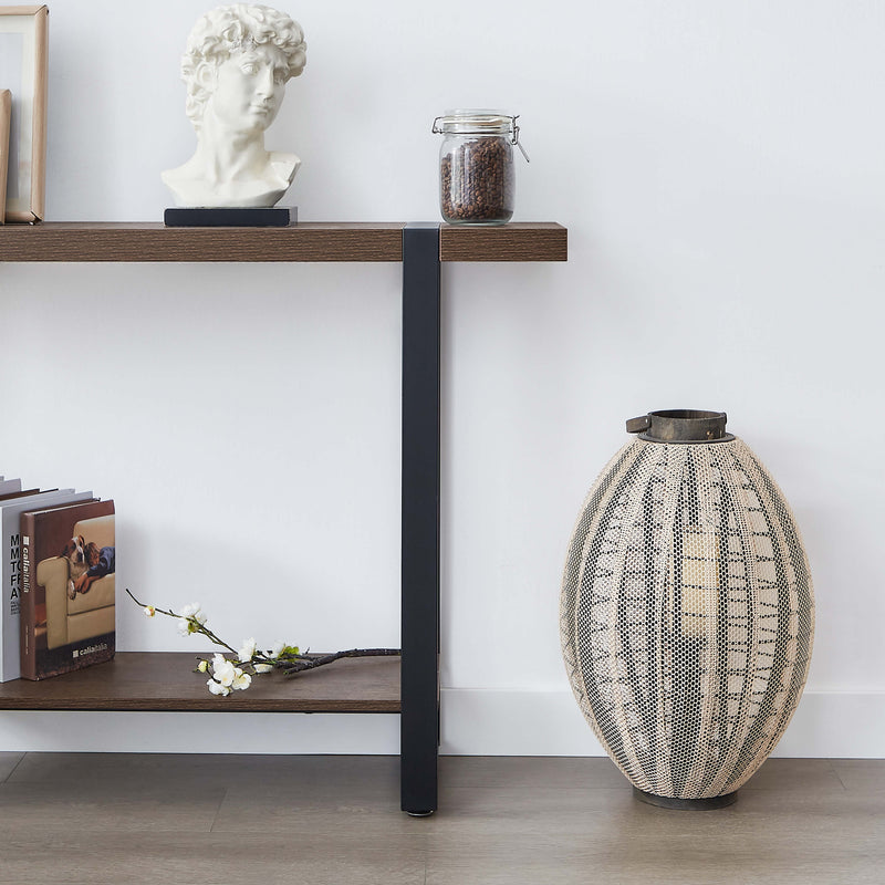 Nova Console Table with Storage Shelf - Dark Oak