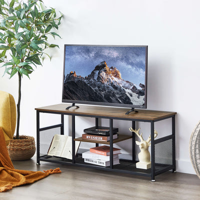 Lume Entertainment Unit - Rustic Brown