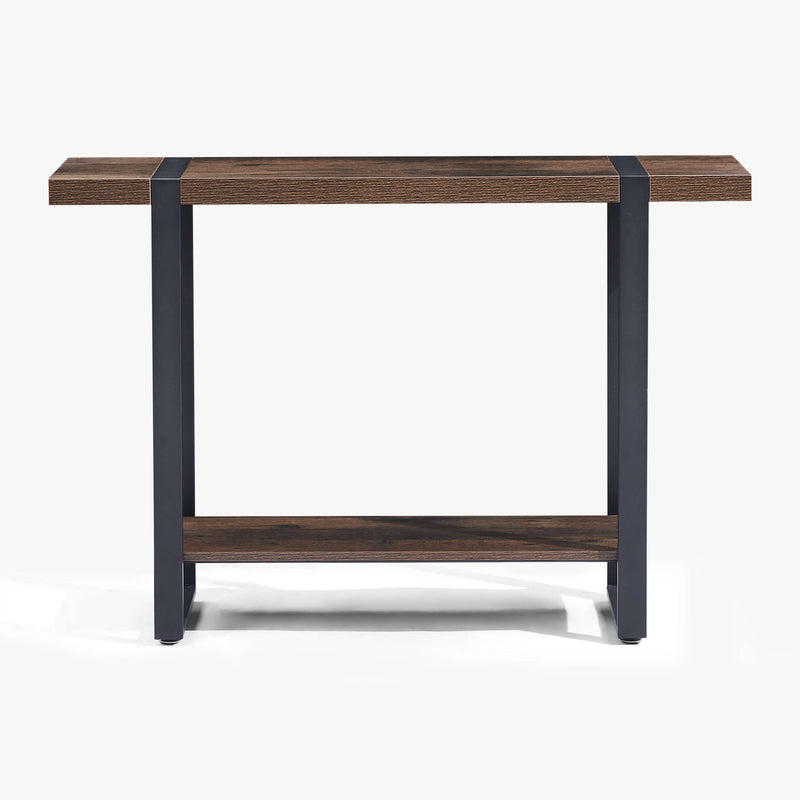 Nova Console Table with Storage Shelf - Dark Oak