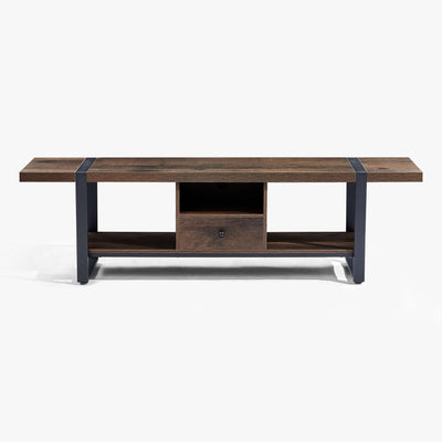 Lume Entertainment TV Stand - Dark Oak