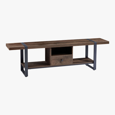 Lume Entertainment TV Stand - Dark Oak