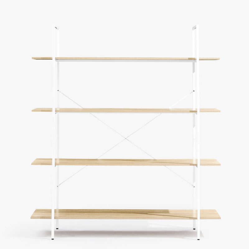 4 Tier Storage Display Shelf  - Natural