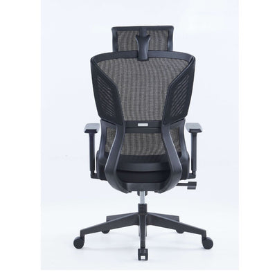 Ergonomic Office Chair With Headrest - Black