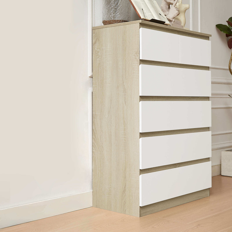 Nola 6 Drawers Tallboy in a room setting showing its aesthetic appeal