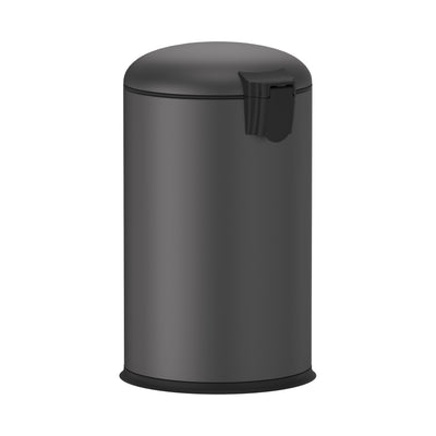 Pedal Rubbish Bin - Titanium Gray with Trash Bag