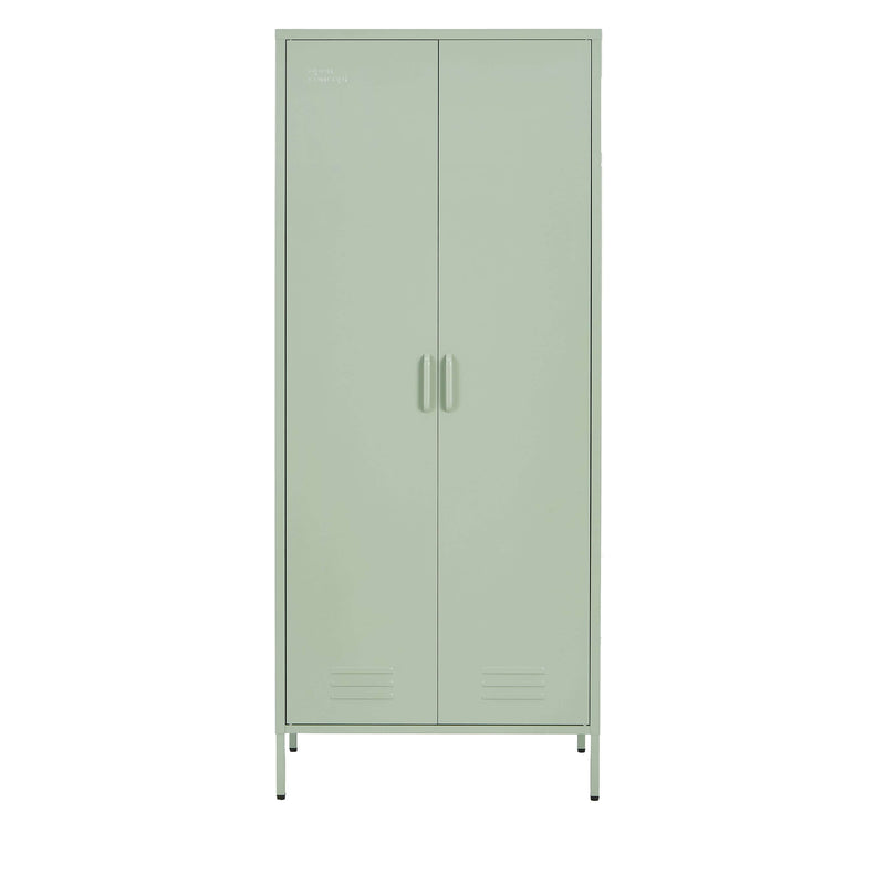 Green Rainbow Locker Storage Wardrobe with doors open