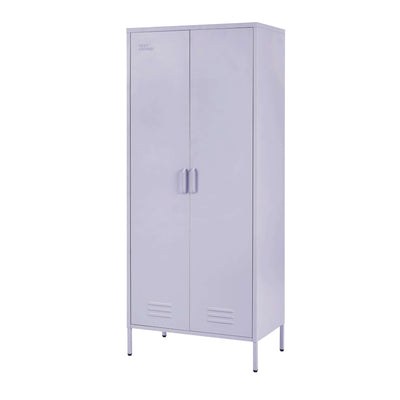 Close-up of the Rainbow Locker Storage Wardrobe in Purple