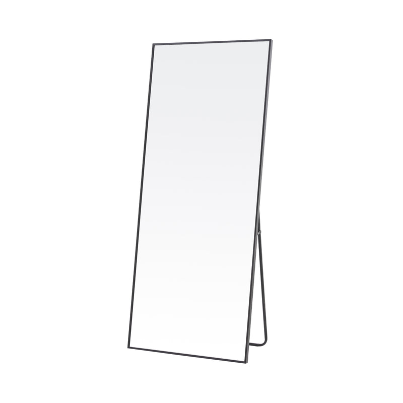 Lifestyle image of the Sorelle Rectangular Full Length Standing Mirror in a contemporary home interior
