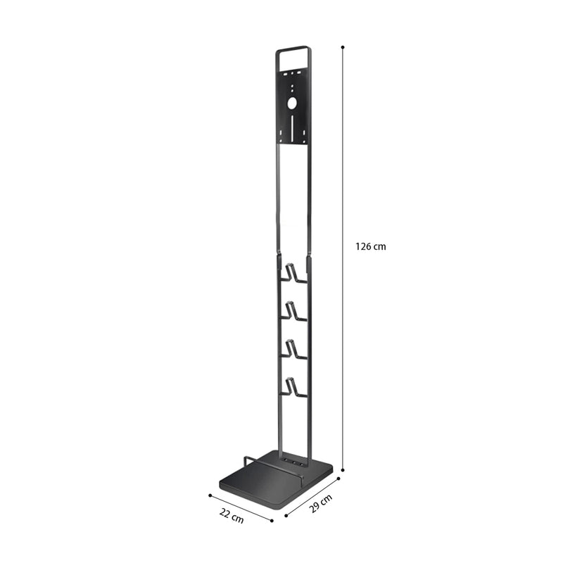 Freestanding Dyson vacuum cleaner stand – Durable metal construction
