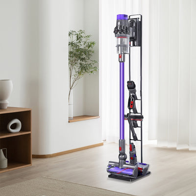 Space-saving vacuum holder for Dyson – Ideal for home storage and organization