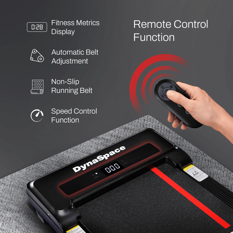 Easy storage of Walking Pad 2-in-1 Under Desk Treadmill