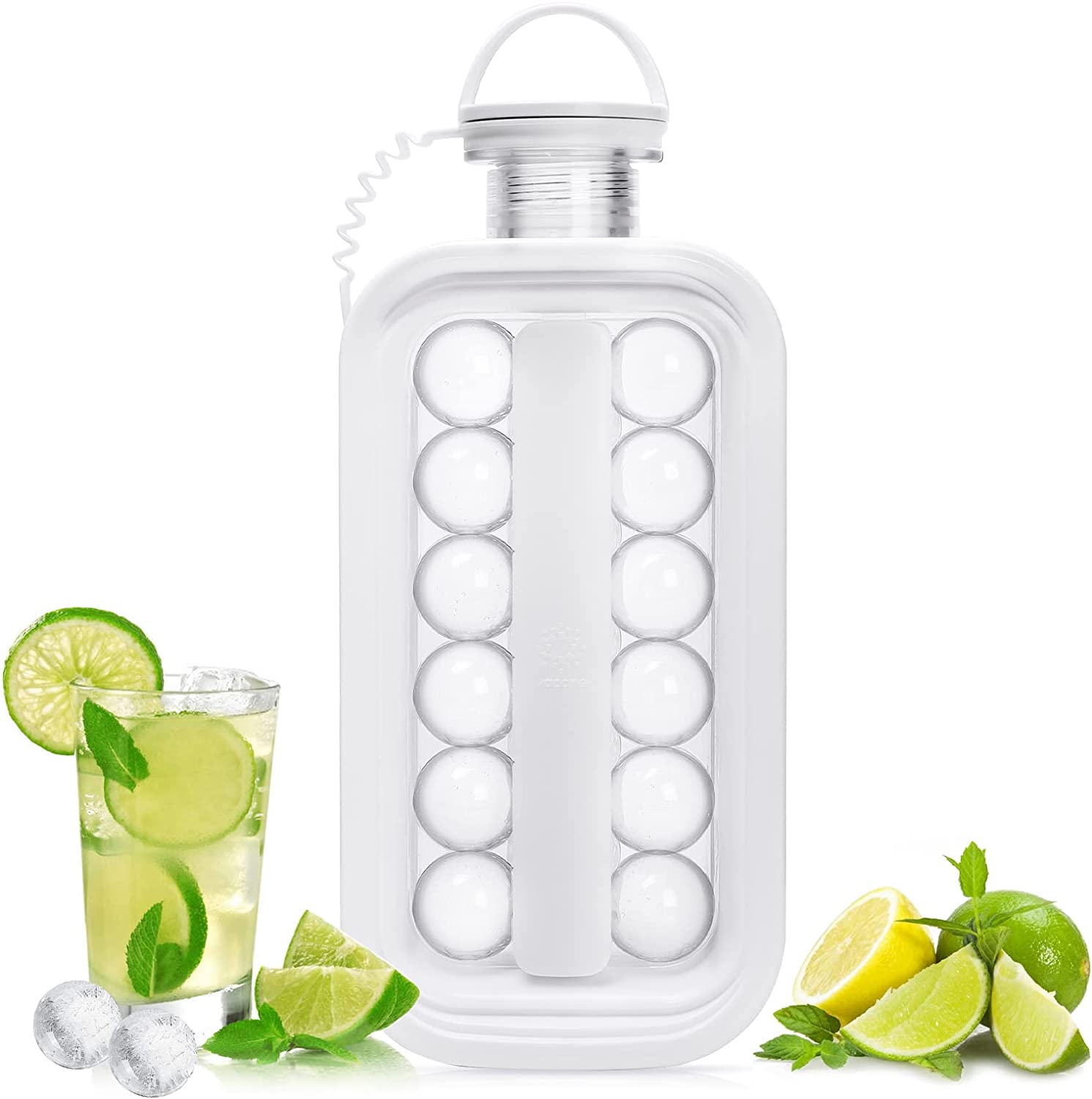 Ice Cube Trays 2 in 1 Portable Ice Ball Maker – Space General