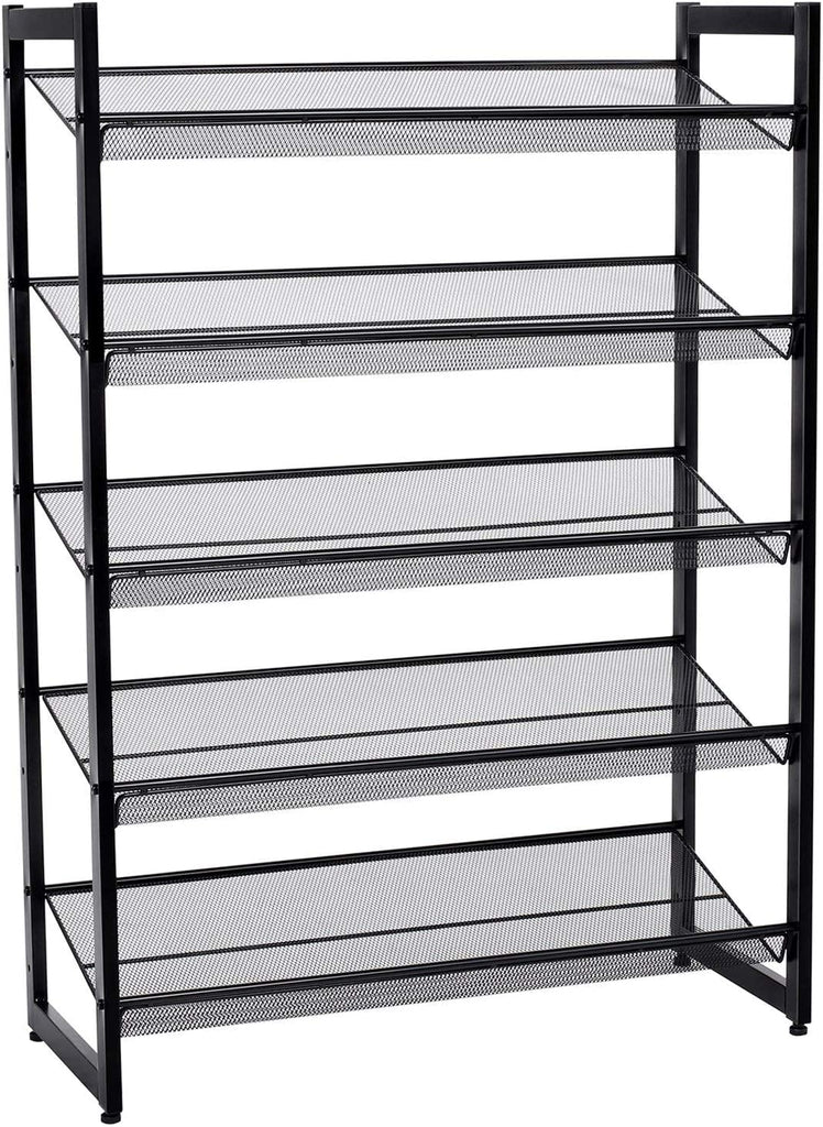 Wire mesh hot sale shoe rack